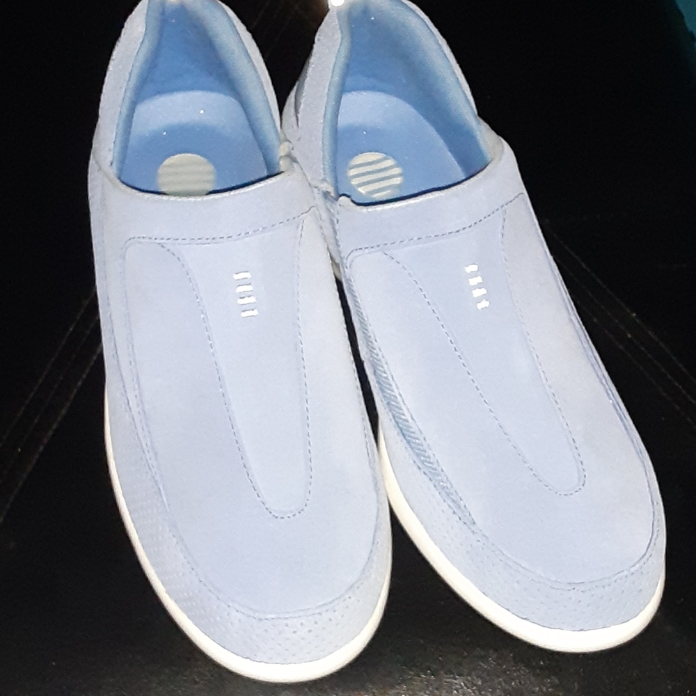 BNIB blue lands end slipons
